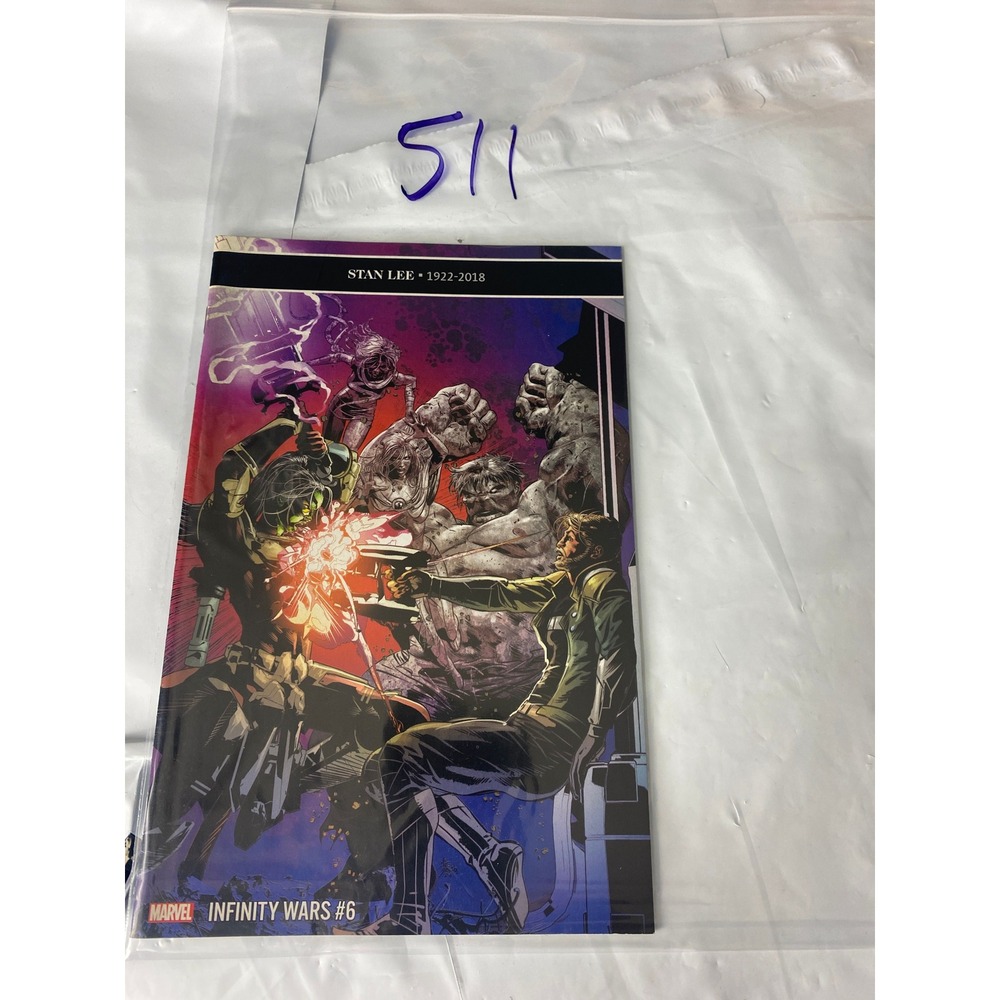 Marvel Infinity Wars 6 Comic Book Stan Lee 1922 2018
